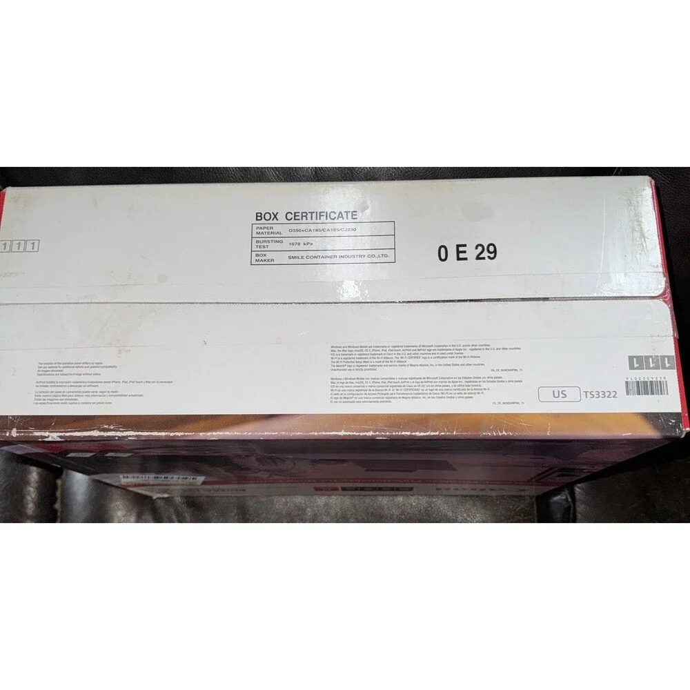 NEW Canon PIXMA TS3322 Wireless Inkjet All-In-One Printer *READ*